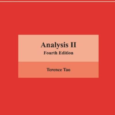 ANALYSIS II, 4TH EDITION