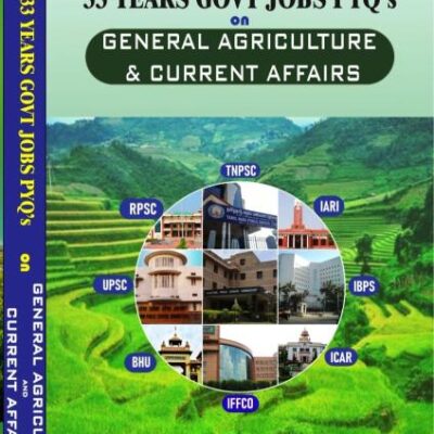 General Agriculture & Current Affairs with 34 YEARS GOVT JOBS PYQ's