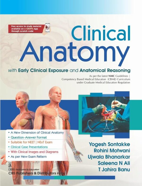 Clinical Anatomy With Early Clinical Exposure and Anatomical Reasoning (PB 2026)