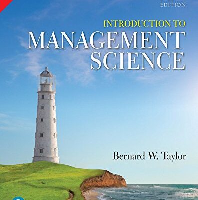 Introduction to Management Science, 12e