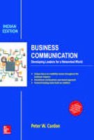 Business Communication Developing Leaders For A Networked World (Pb 2019)
