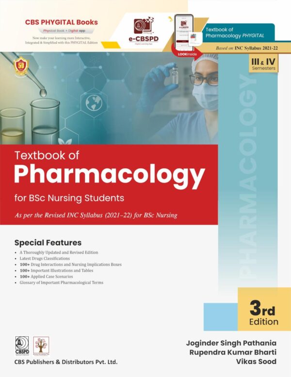 Textbook of Pharmacology for BSc Nursing Students (PB - 2026)