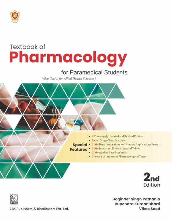 Textbook of Pharmacology for Paramedical Students (PB 2026)