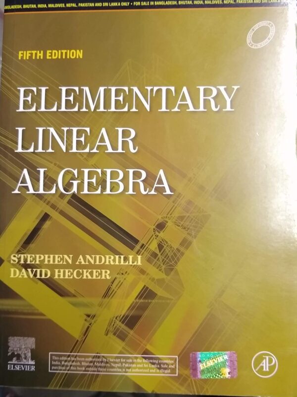 Elementary Linear Algebra, 5/e