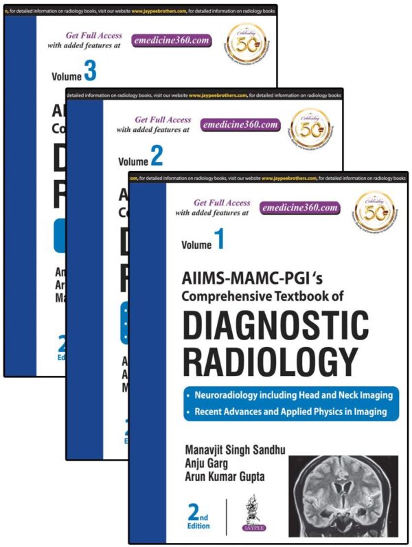 Aiims-Mamc-Pgi's Comprehensive Textbook Of Diagnostic Radiology (3vols)