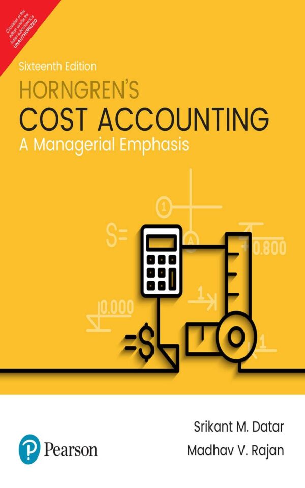 Cost Accounting,16e