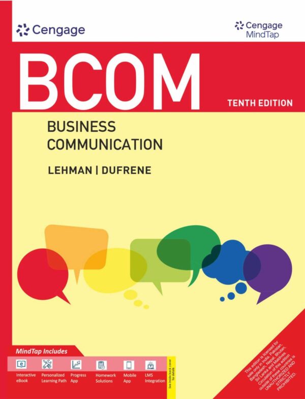 BCOM with MindTap, 10th Edition