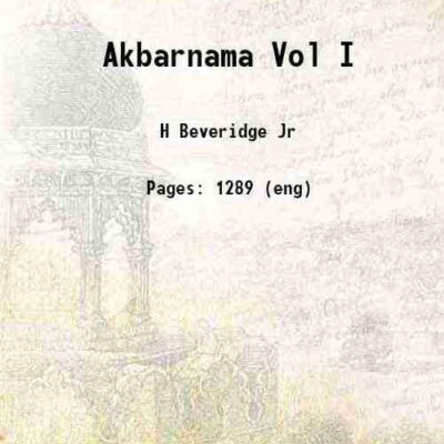 Akbarnama Vol I [Hardcover]