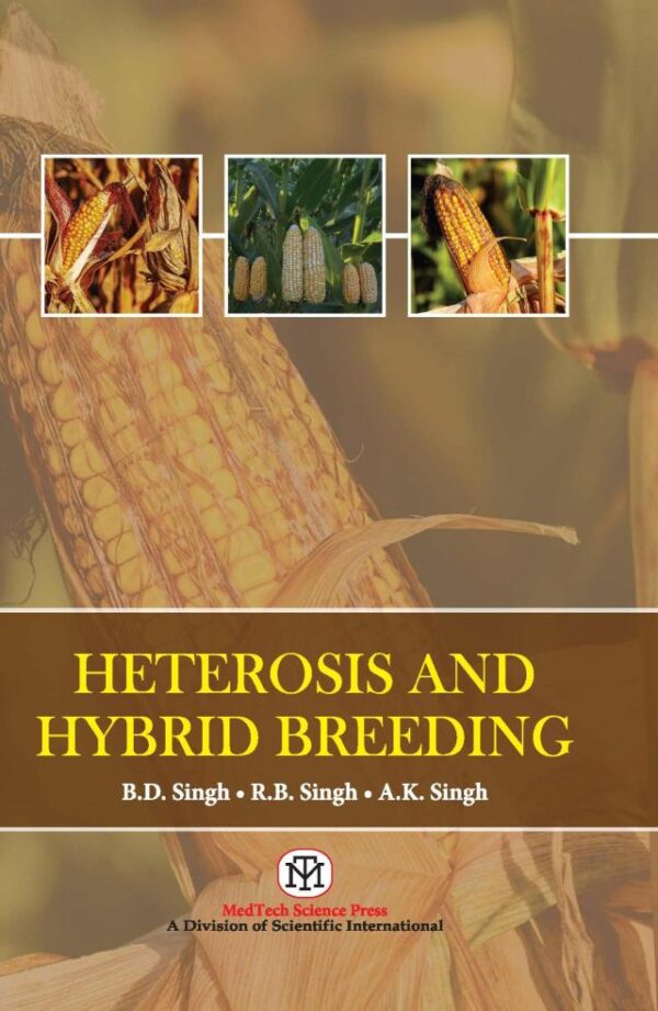Heterosis and Hybrid Breeding book cover - 532-page genetics and crop breeding guide by MEDTECH