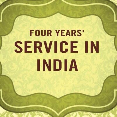 Four years' service in India