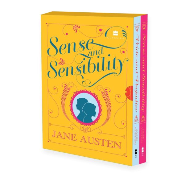 Jane Austen Boxset Set of 2 classic novels by HarperCollins India, 832 pages