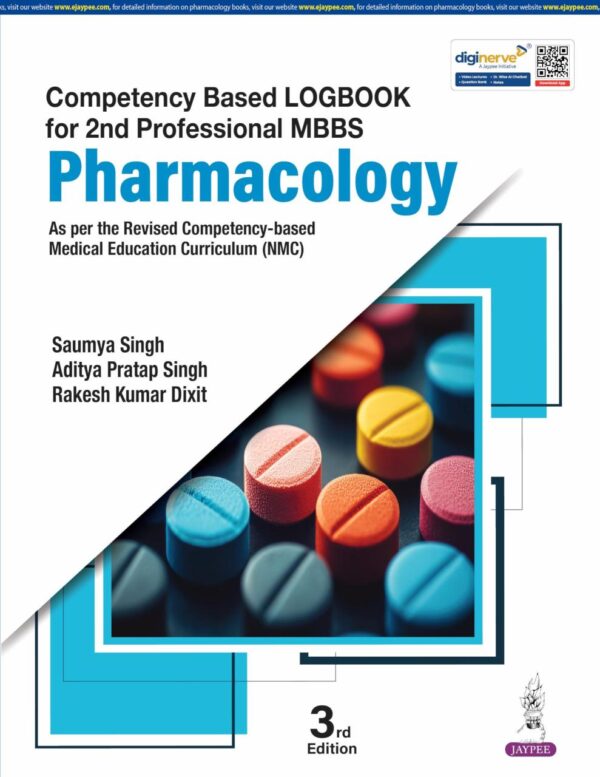 Competency Based Logbook for 2nd Professional MBBS Pharmacology - Medical textbook for practical pharmacology
