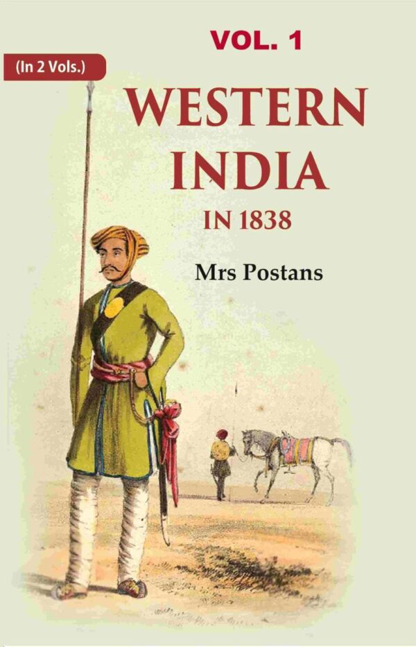 Western India in 1838 hardcover book cover - historical account of colonial-era India published by Gyan Publishing House
