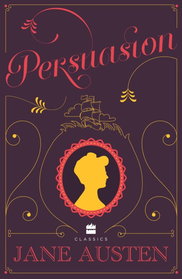 Persuasion by Jane Austen - Classic romance novel cover, HarperCollins India edition