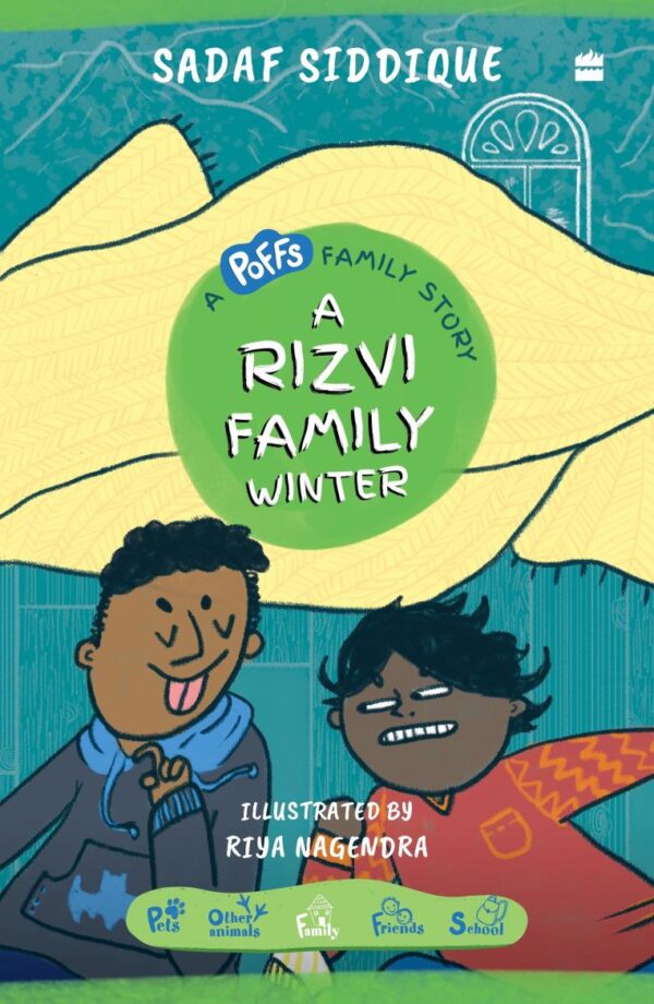 Rizvi Family Winter - Young adult fiction book cover by Harper Children's exploring family and identity themes