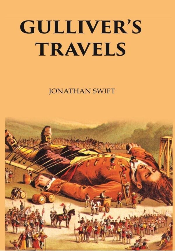 Gullivers Travels by Jonathan Swift classic adventure fiction book cover