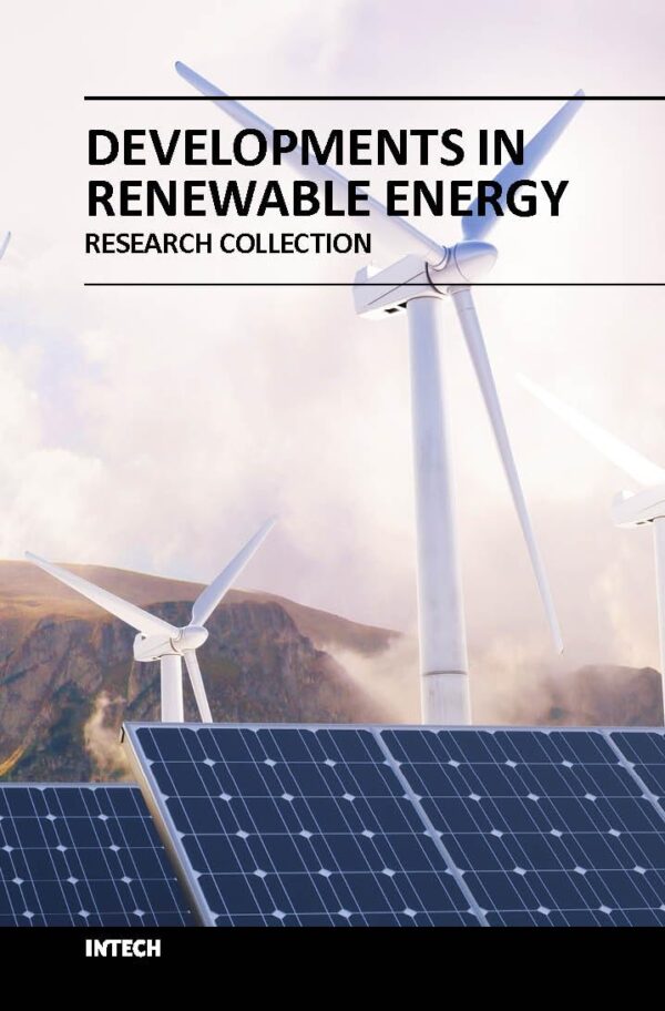 Developments in Renewable Energy hardcover book 2017 InTech publisher front cover