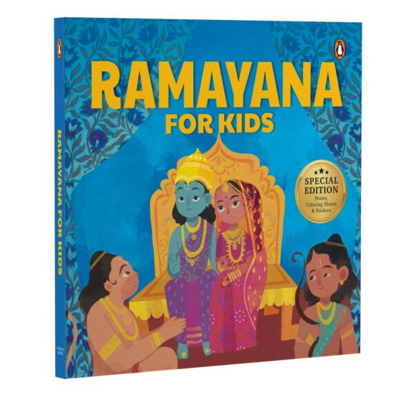 Ramayana for Kids Illustrated Indian Mythology Storybook with Coloring and Sticker Pages by Penguin Early Learning Series
