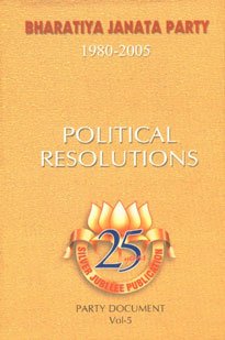 Bharatiya Janata Party, 1980-2005: Political resolutions