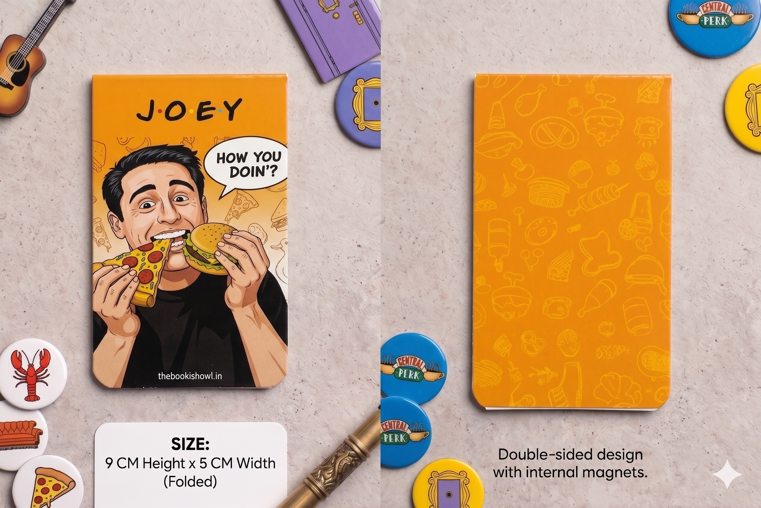Friends-Inspired Magnetic Bookmark Set of 6 | Rachel, Monica, Joey & More - Image 2