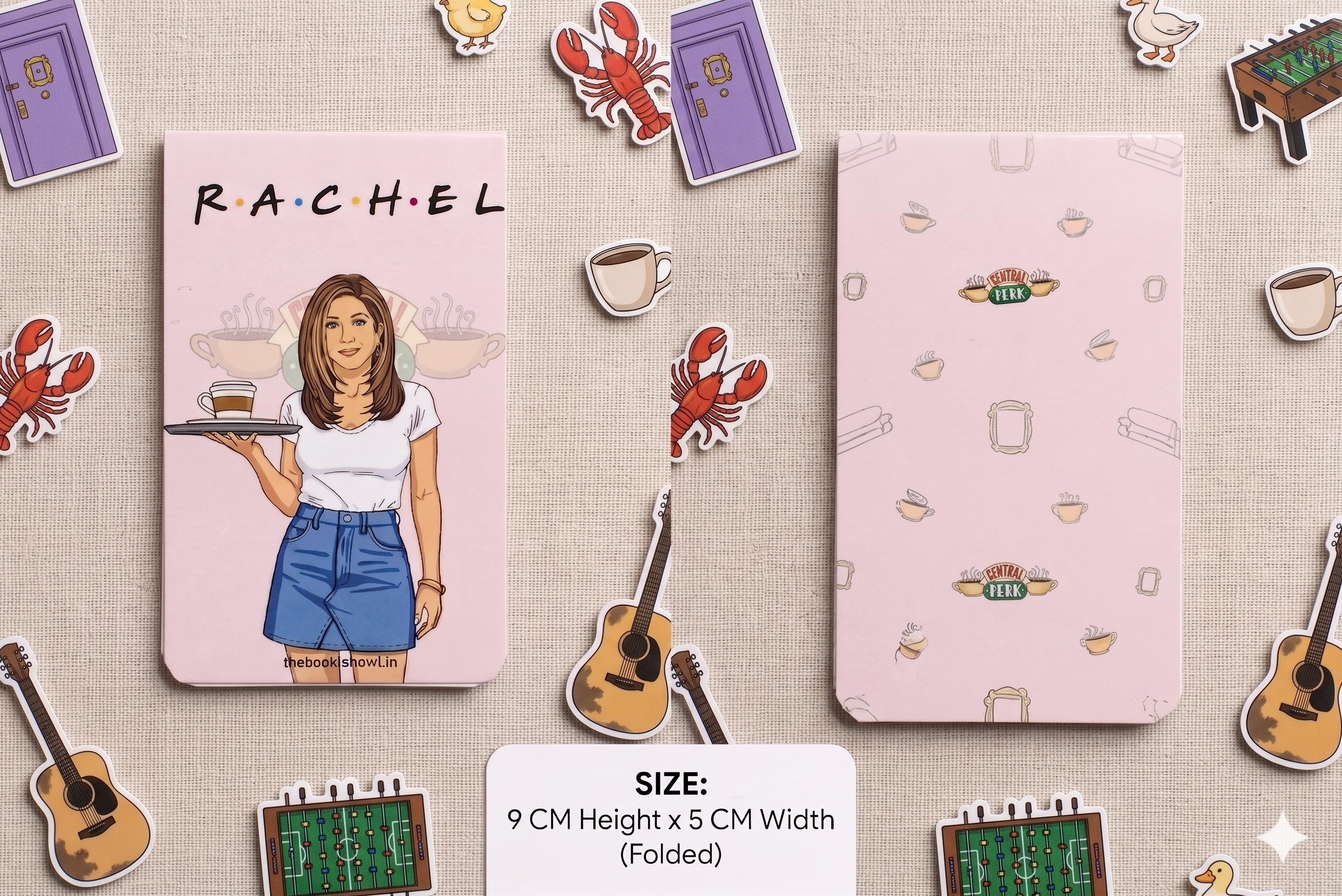 Friends-Inspired Magnetic Bookmark Set of 6 | Rachel, Monica, Joey & More - Image 7
