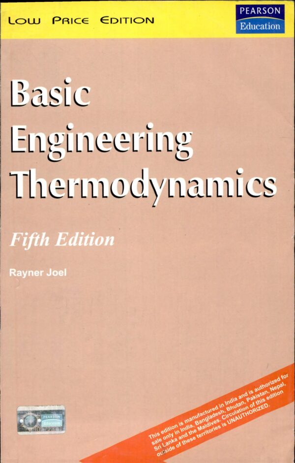 BASIC ENGINEERING THERMODYNAMICS, 5TH EDN - Buy Online India