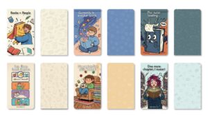 Cozy Bookish Magnetic Bookmark Set