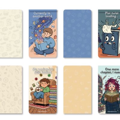 Cozy Bookish Magnetic Bookmark Set | Reader Life & Reading Moments