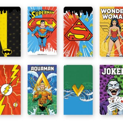DC-Inspired Superhero Magnetic Bookmark Set of 6 | Comic Page Clips