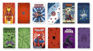 Marvel-Style Superhero Magnetic Bookmark Set