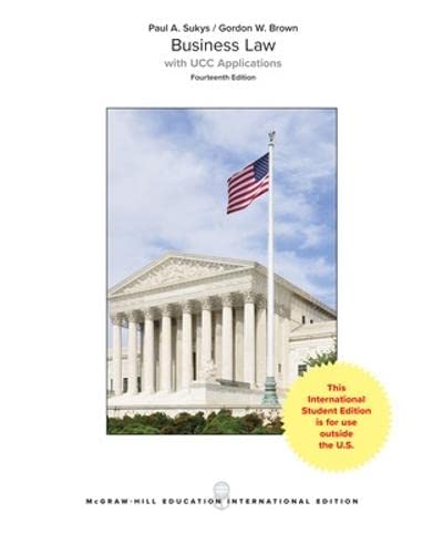 ISE BUSINESS LAW W/UCC APPLICATIONS (COLLEGE IE OVERRUNS)