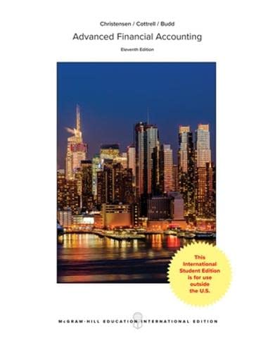 Advanced Financial Accounting (COLLEGE IE OVERRUNS)
