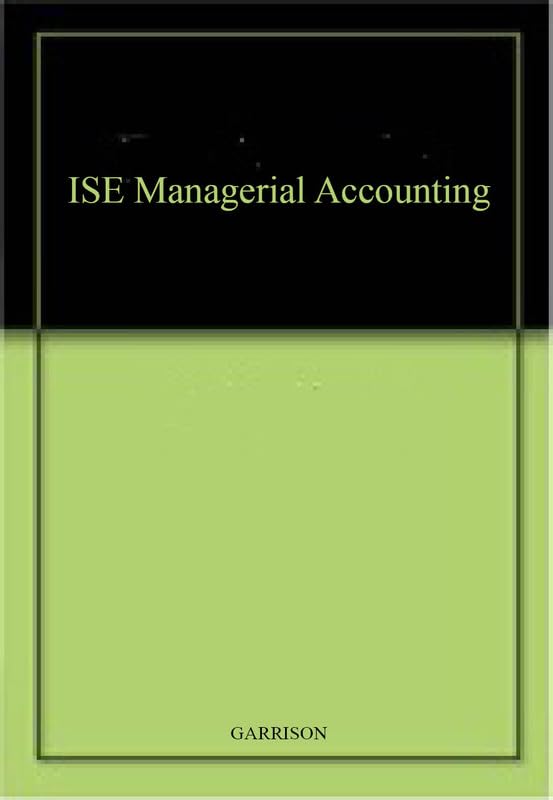 ISE Managerial Accounting
