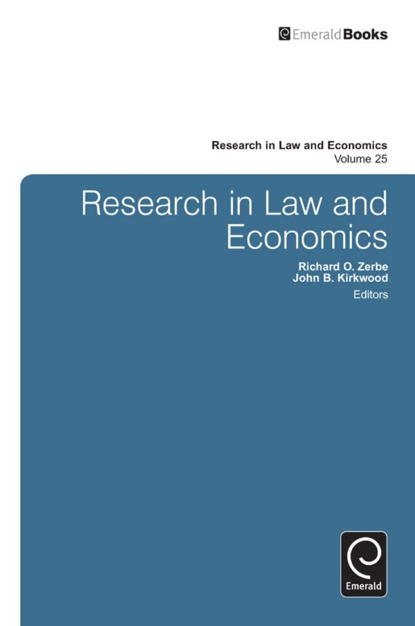 Research in Law and Economics (25)