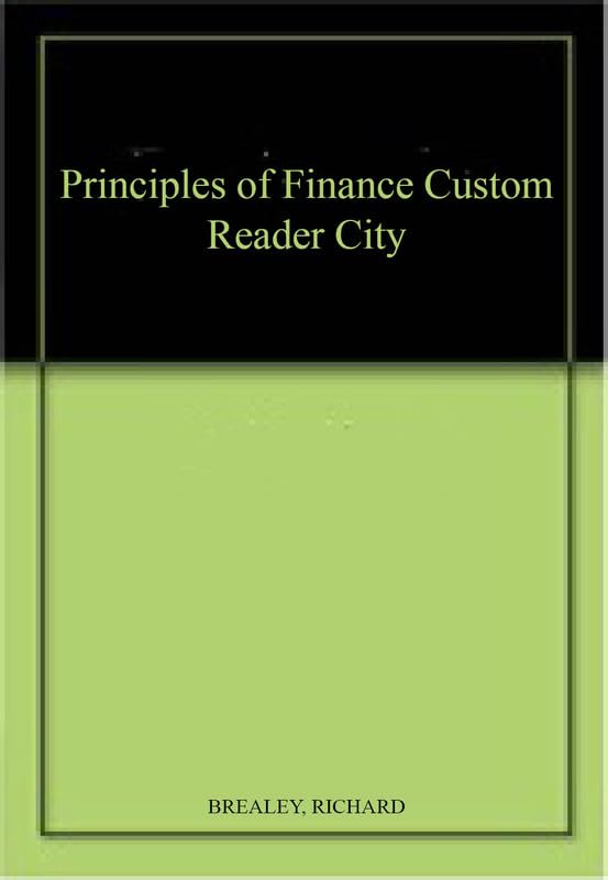 Principles of Finance Custom Reader City