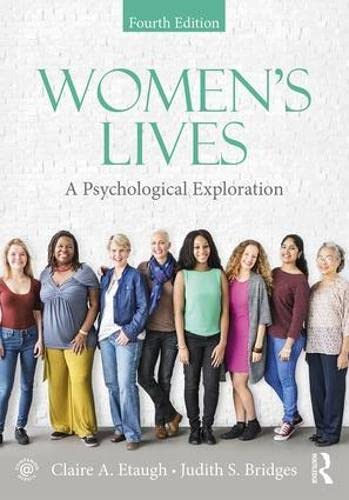 WOMENS LIVES A PSYCHOLOGICAL EXPLORATION 4ED (PB 2018)