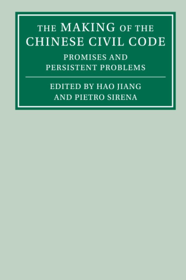 The Making of the Chinese Civil Code: Promises and Persistent Problems