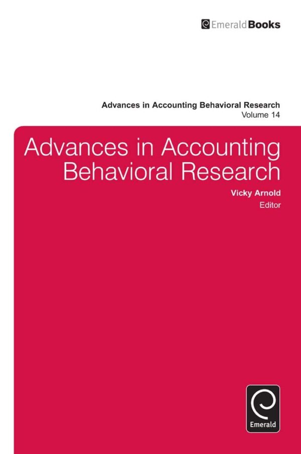 Advances in Accounting Behavioral Research (14)