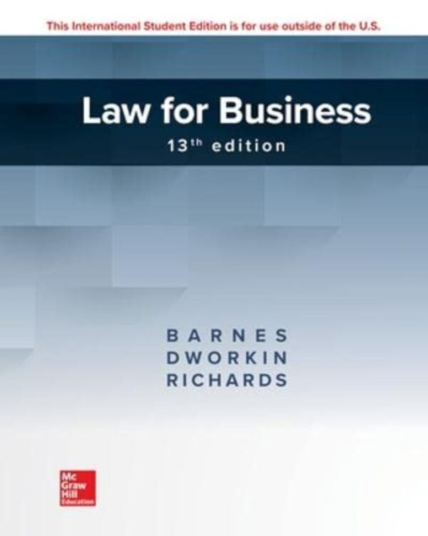 Law for Business (COLLEGE IE OVERRUNS)