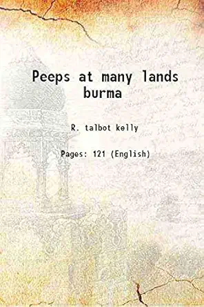 Peeps at many lands burma 1950