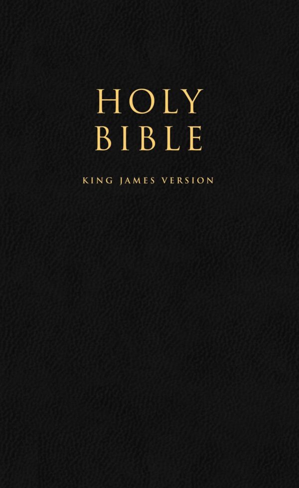 THE HOLY BIBLE: KING JAMES VERSION BLACK LEATHERETTE EDITION