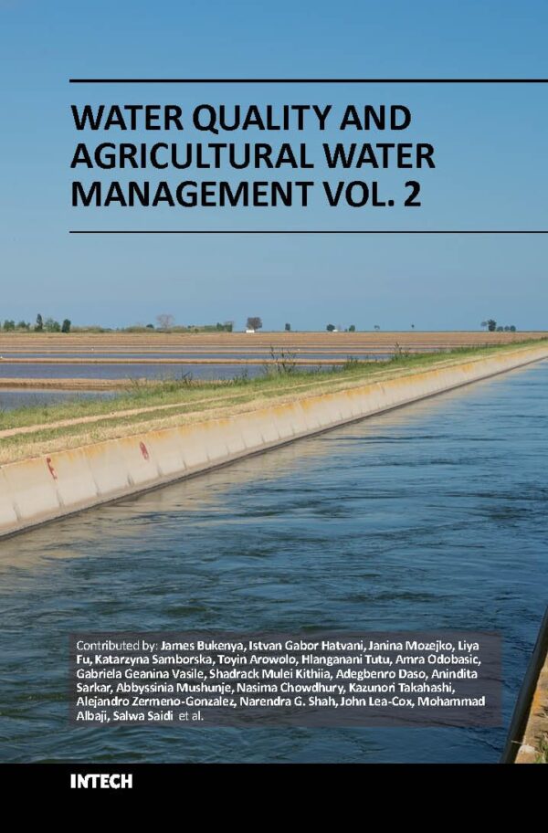 WATER QUALITY AND AGRICULTURAL WATER MANAGEMENT VOL 2 (HB 2016)