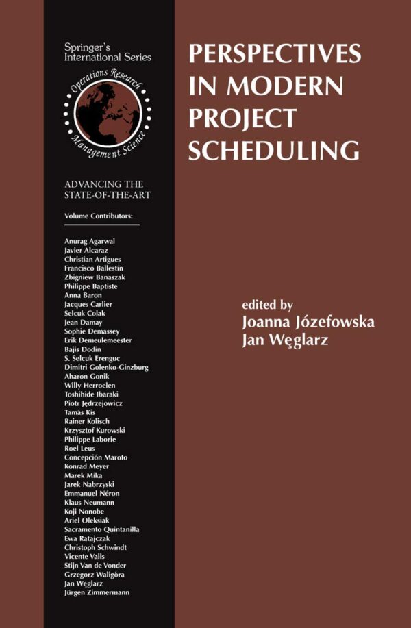 PERSPECTIVES IN MODERN PROJECT SCHEDULING (HB)
