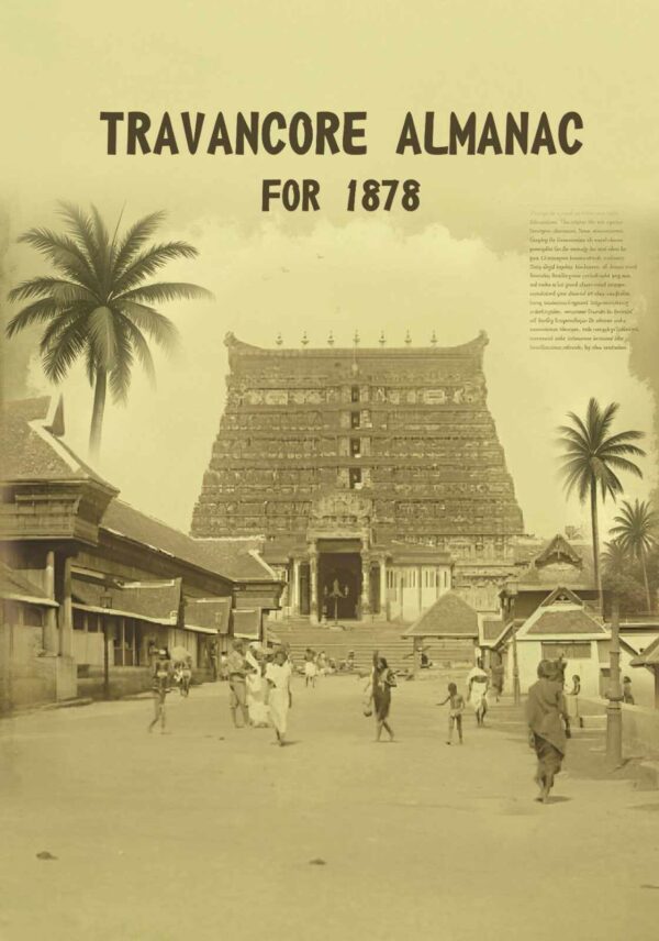 Travancore Almanac For 1878 [Hardcover]
