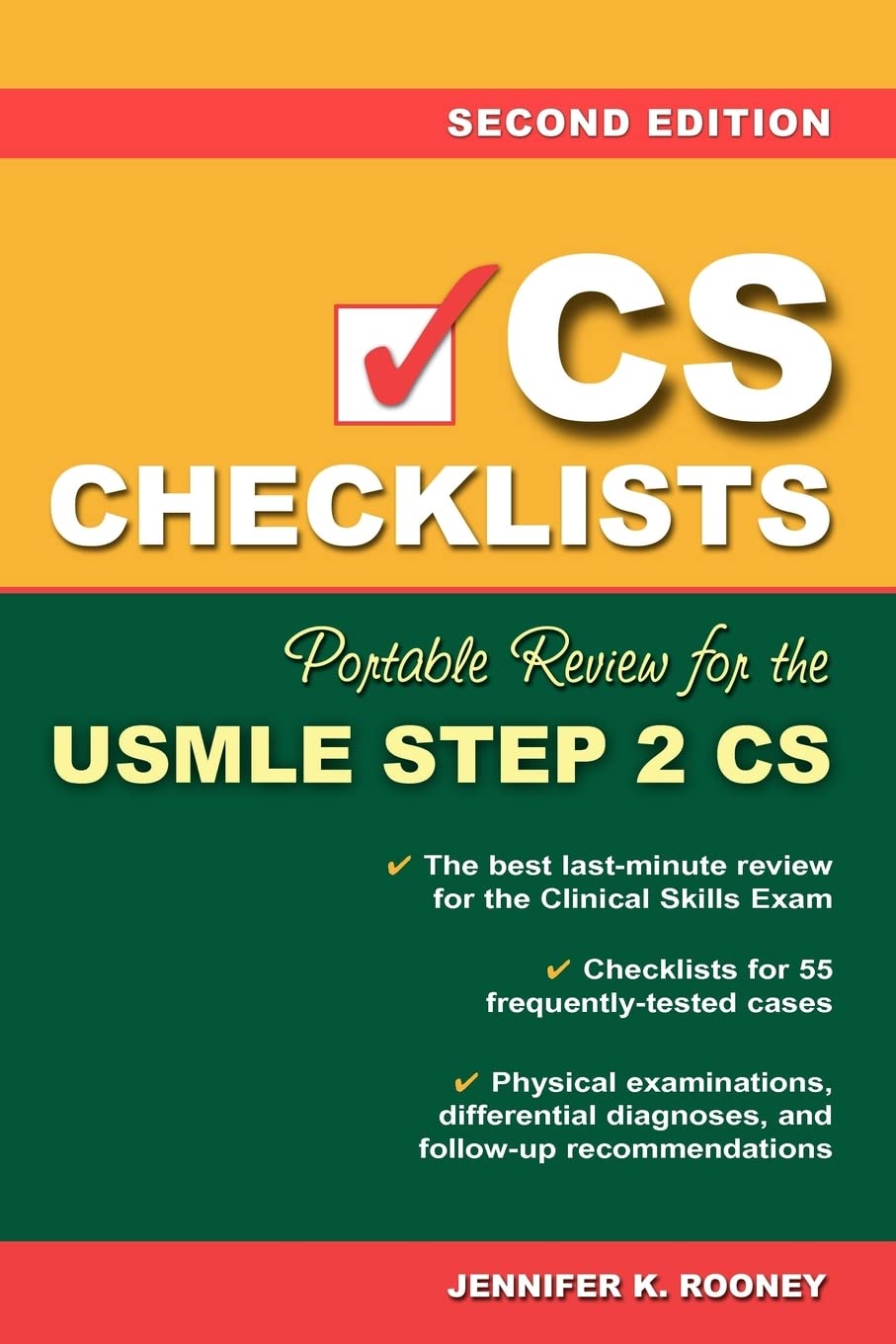 CS Checklists: Portable Review for the USMLE Step 2 Cs, Second Edition