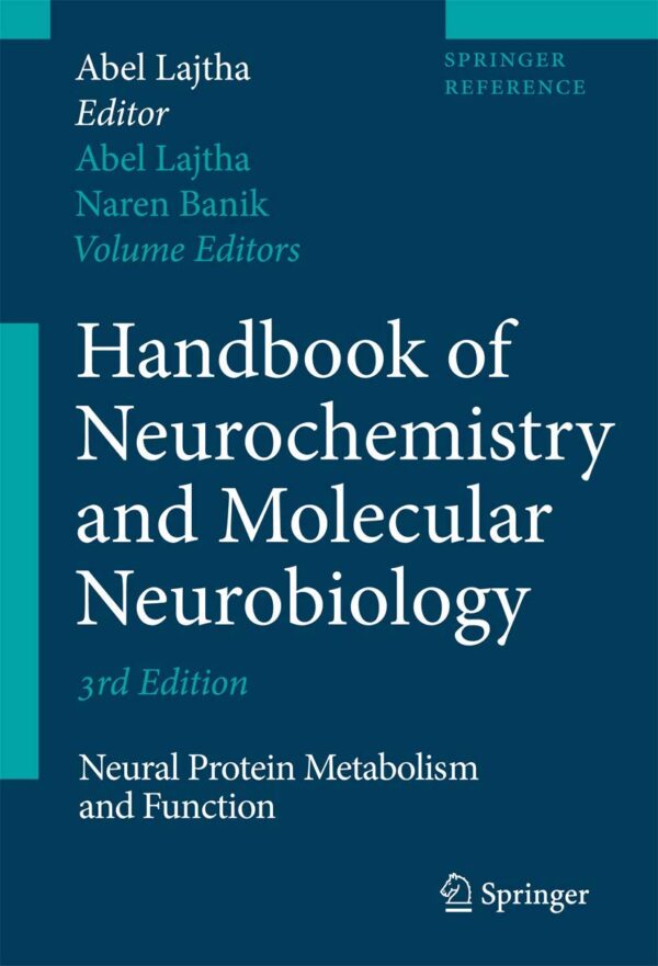 HANDBOOK OF NEUROCHEMISTRY AND MOLECULAR NEUROBIOLOGY