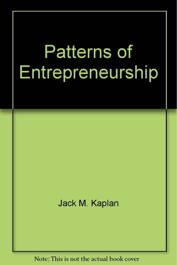 Patterns Of Entrepreneurship (Pb 2004)