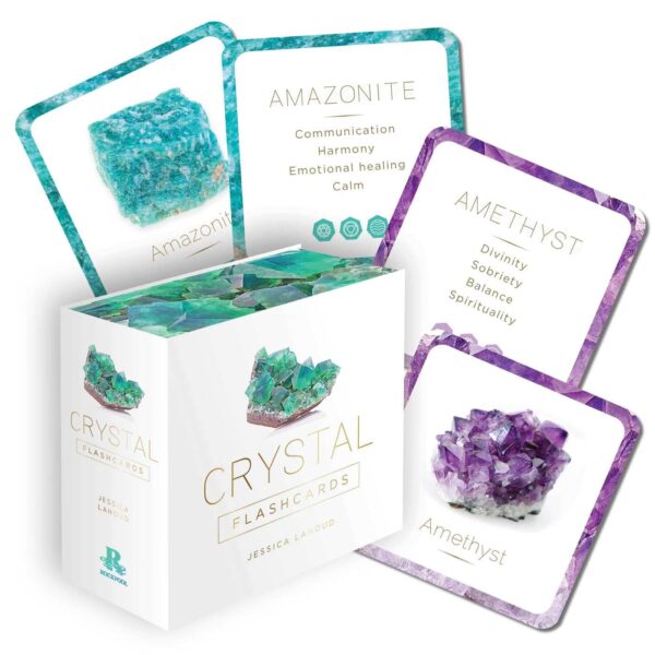 Crystal Flashcards: Full-color Cards With Metal Ring-hold
