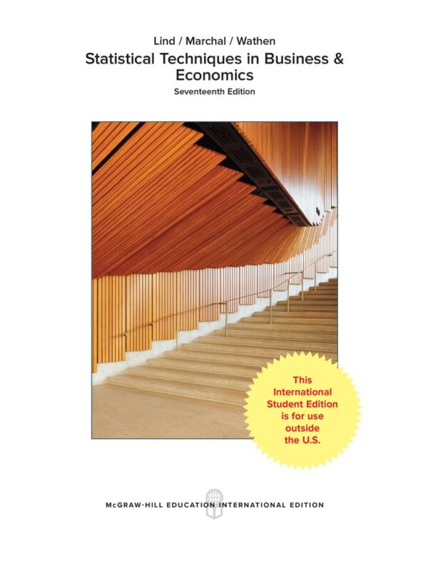 Statistical Techniques in Business and Economics (COLLEGE IE OVERRUNS)