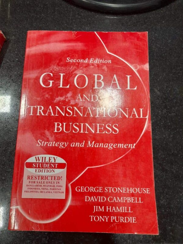Global And Transnational Business 2Ed (Pb 2004)